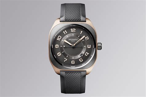 hermes titanium watch